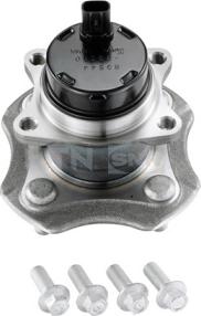 SNR R169.51 - Подшипник ступицы колеса, комплект autospares.lv