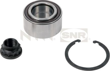 SNR R169.58 - Подшипник ступицы колеса, комплект autospares.lv