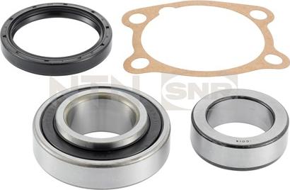 SNR R169.04 - Подшипник ступицы колеса, комплект autospares.lv