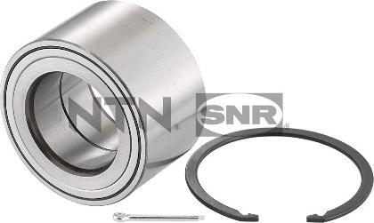 SNR R169.89 - Подшипник ступицы колеса, комплект autospares.lv