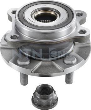 SNR R169.71 - Подшипник ступицы колеса, комплект autospares.lv