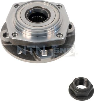 SNR R164.24 - Подшипник ступицы колеса, комплект autospares.lv