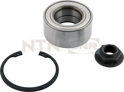 SNR R165.09 - Подшипник ступицы колеса, комплект autospares.lv