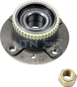 SNR R165.15 - Подшипник ступицы колеса, комплект autospares.lv