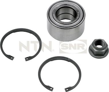 SNR R165.16 - Подшипник ступицы колеса, комплект autospares.lv