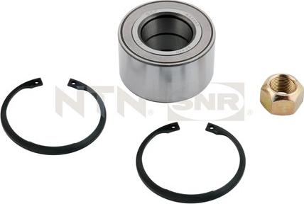 SNR R165.11 - Подшипник ступицы колеса, комплект autospares.lv