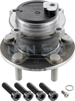 SNR R165.36 - Подшипник ступицы колеса, комплект autospares.lv