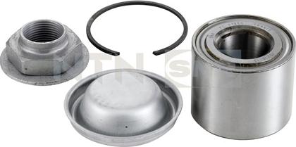 SNR R166.33 - Подшипник ступицы колеса, комплект autospares.lv