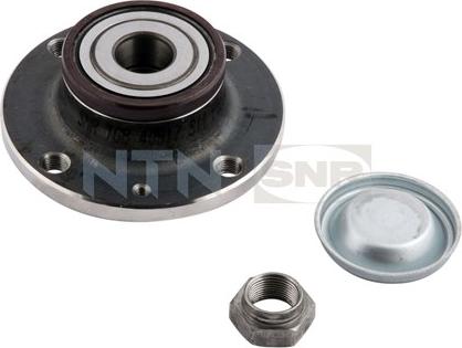 SNR R166.32 - Подшипник ступицы колеса, комплект autospares.lv