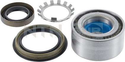 SNR R168.61 - Подшипник ступицы колеса, комплект autospares.lv