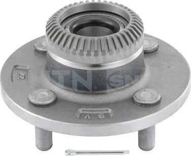 SNR R168.89 - Подшипник ступицы колеса, комплект autospares.lv