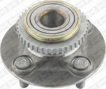 SNR R168.34 - Подшипник ступицы колеса, комплект autospares.lv