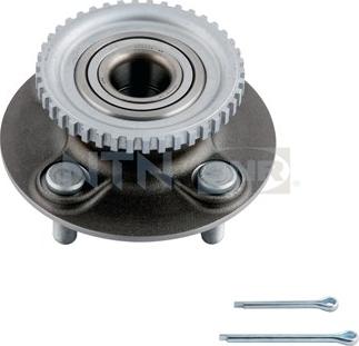 SNR R168.38 - Подшипник ступицы колеса, комплект autospares.lv