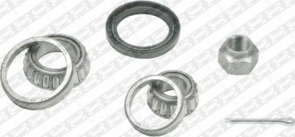 SNR R163.00 - Подшипник ступицы колеса, комплект autospares.lv