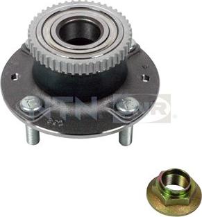 SNR R189.05 - Подшипник ступицы колеса, комплект autospares.lv