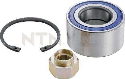 SNR R184.55 - Подшипник ступицы колеса, комплект autospares.lv