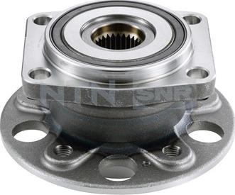 SNR R185.01 - Подшипник ступицы колеса, комплект autospares.lv