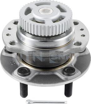 SNR R186.09 - Подшипник ступицы колеса, комплект autospares.lv