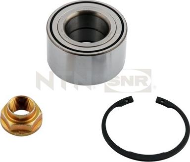 SNR R174.40 - Подшипник ступицы колеса, комплект autospares.lv