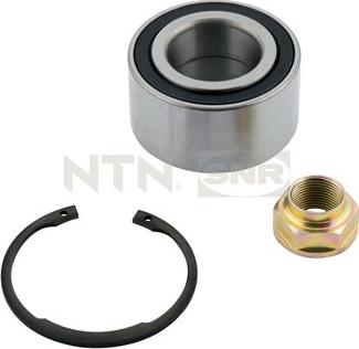 SNR R174.12 - Подшипник ступицы колеса, комплект autospares.lv