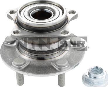 SNR R170.57 - Подшипник ступицы колеса, комплект autospares.lv