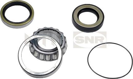 SNR R173.07 - Подшипник ступицы колеса, комплект autospares.lv