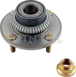 SNR R173.18 - Подшипник ступицы колеса, комплект autospares.lv