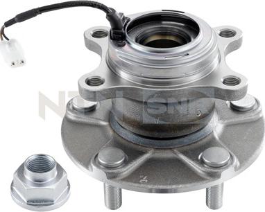 SNR R177.47 - Подшипник ступицы колеса, комплект autospares.lv