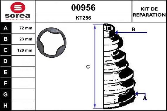 SNRA 00956 - Пыльник, приводной вал autospares.lv