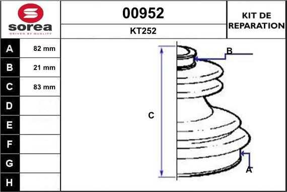 SNRA 00952 - Пыльник, приводной вал autospares.lv