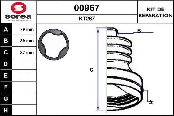 SNRA 00967 - Пыльник, приводной вал autospares.lv