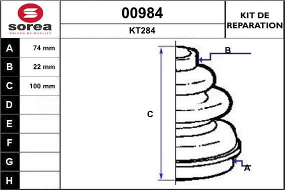 SNRA 00984 - Пыльник, приводной вал autospares.lv