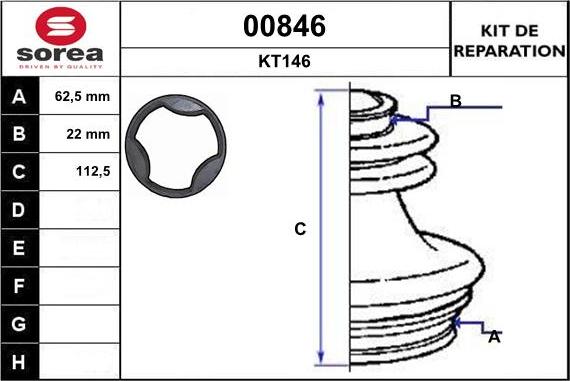 SNRA 00846 - Пыльник, приводной вал autospares.lv