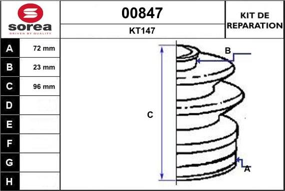 SNRA 00847 - Пыльник, приводной вал autospares.lv