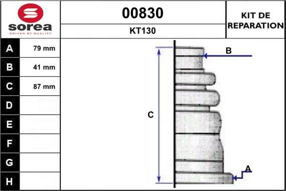 SNRA 00830 - Пыльник, приводной вал autospares.lv