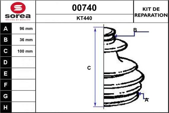 SNRA 00740 - Пыльник, приводной вал autospares.lv