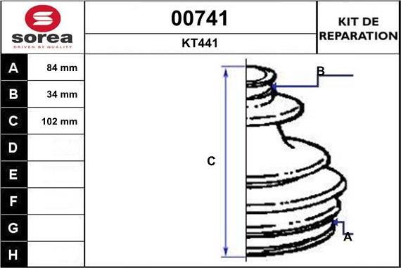 SNRA 00741 - Пыльник, приводной вал autospares.lv