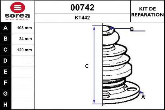 SNRA 00742 - Пыльник, приводной вал autospares.lv