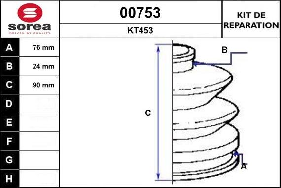 SNRA 00753 - Пыльник, приводной вал autospares.lv