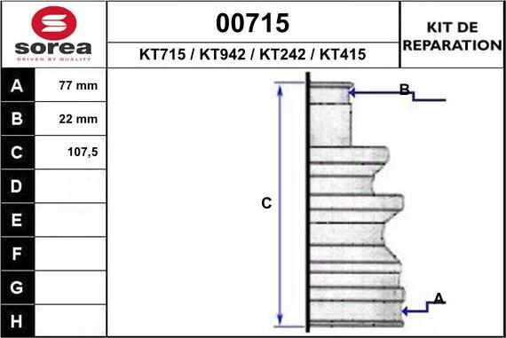 SNRA 00715 - Пыльник, приводной вал autospares.lv