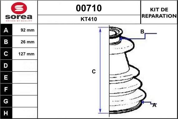 SNRA 00710 - Пыльник, приводной вал autospares.lv