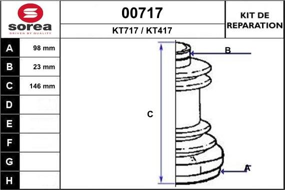 SNRA 00717 - Пыльник, приводной вал autospares.lv