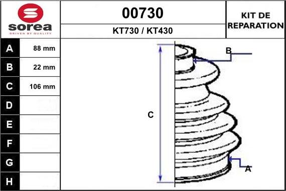 SNRA 00730 - Пыльник, приводной вал autospares.lv