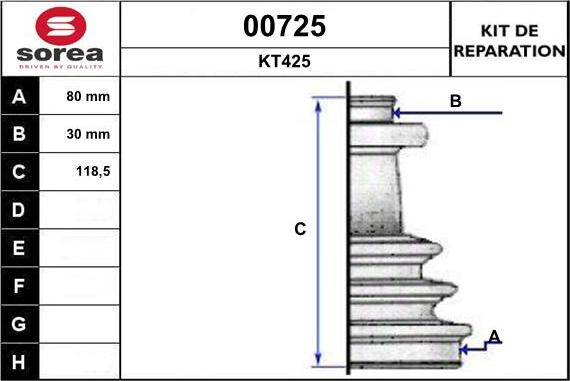 SNRA 00725 - Пыльник, приводной вал autospares.lv