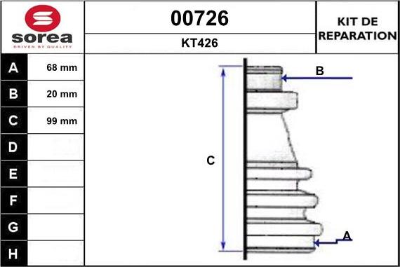 SNRA 00726 - Пыльник, приводной вал autospares.lv