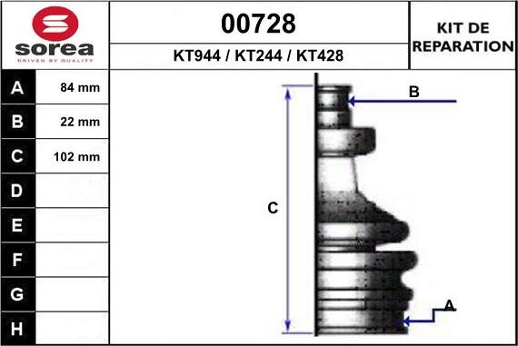 SNRA 00728 - Пыльник, приводной вал autospares.lv