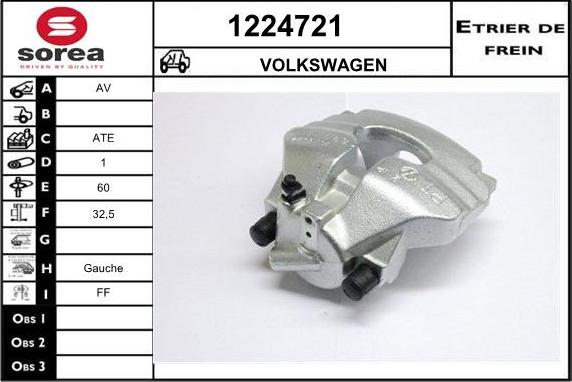 SNRA 1224721 - Тормозной суппорт autospares.lv