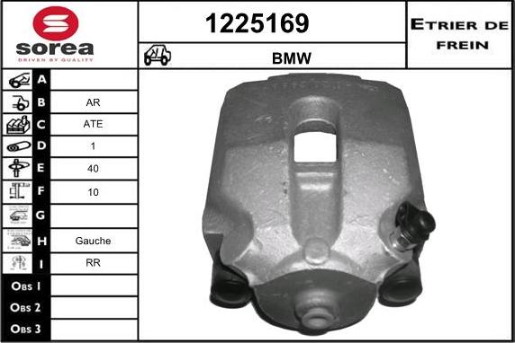 SNRA 1225169 - Тормозной суппорт autospares.lv