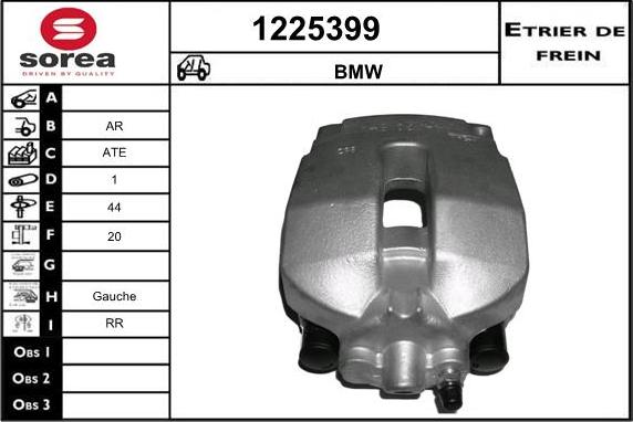 SNRA 1225399 - Тормозной суппорт autospares.lv