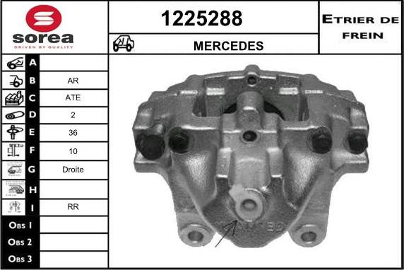 SNRA 1225288 - Тормозной суппорт autospares.lv